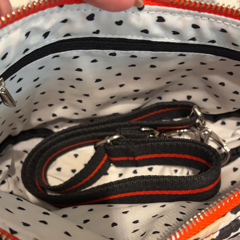 Brighton Love Animal Print Bag with Red Accent - Picture 4 of 7